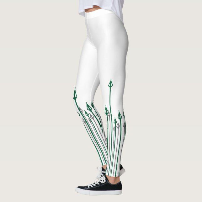 Pfeil | Vertikale Pfeile grafisch Leggings (Links)
