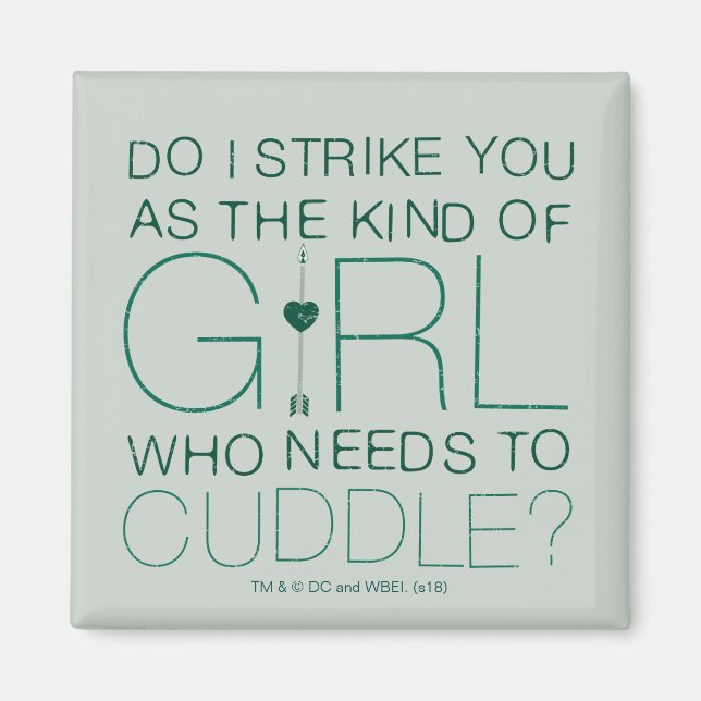 Pfeil | Welche Art von Mädchen muss gequetscht wer Magnet (Vorne)