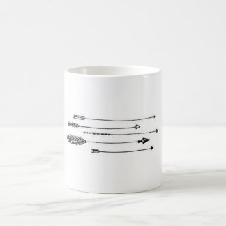 Pfeile auf Tasse