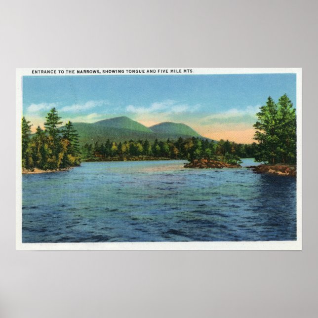 Pfeile Eintritt, Zunge und fünf Kilometer Poster (Vorne)