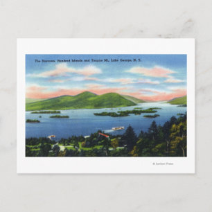 Pfeile, hundert Inseln, Aussicht auf die Zunge Postkarte