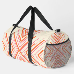 Pfeile in Rosa, Orange und Creme Duffle Bag