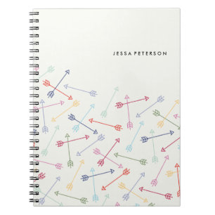 Pfeile Journal - Crimson Notizblock