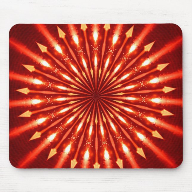 Pfeile Kaleidoskop Mousepad (Vorne)
