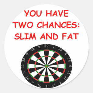 Pfeile Runder Aufkleber