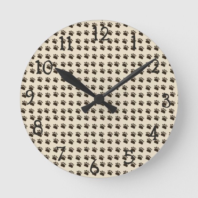 Pfeile und Nummern der Wall-Uhr Runde Wanduhr (Vorderseite)