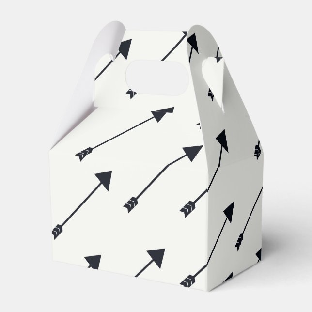 Pfeilmuster Geschenkschachtel (Vorderseite)