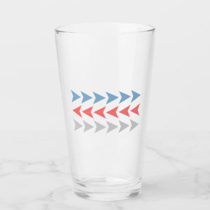 Pfeilmuster Glas