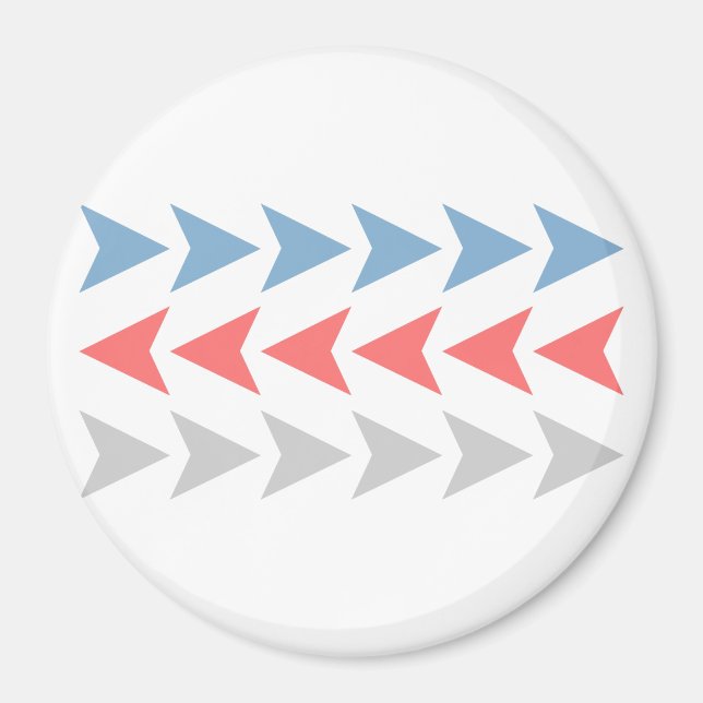 Pfeilmuster Magnet (Vorne)