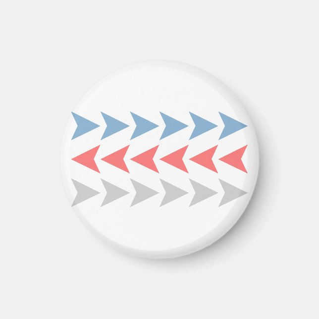 Pfeilmuster Magnet (Vorne)