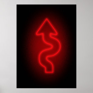 Pfeilnebelzeichen Poster