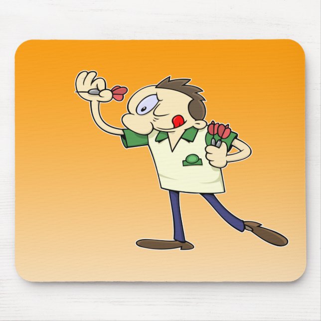 Pfeilspieler Mousepad (Vorne)