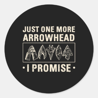 Pfeilspitzen Runder Aufkleber