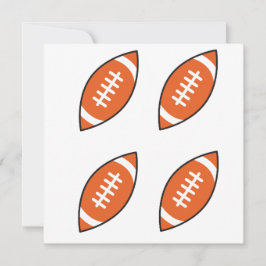 Pfeilwerfen der American Football Illustration Einladung