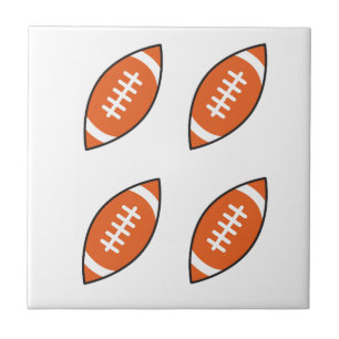 Pfeilwerfen der American Football Illustration Fliese