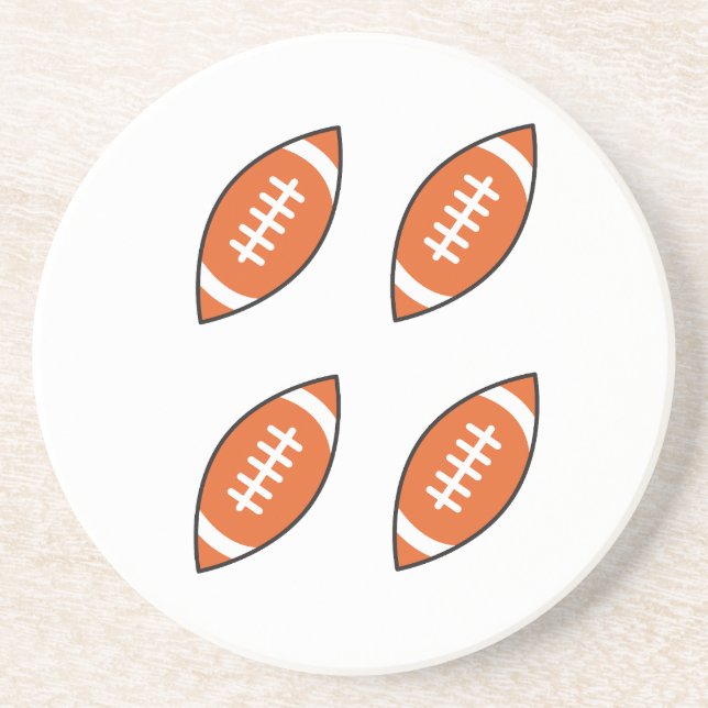 Pfeilwerfen der American Football Illustration Getränkeuntersetzer (Vorne)