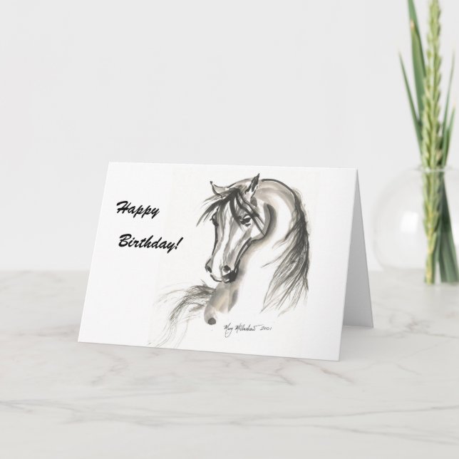 Pferd 1 karte (Vorderseite)