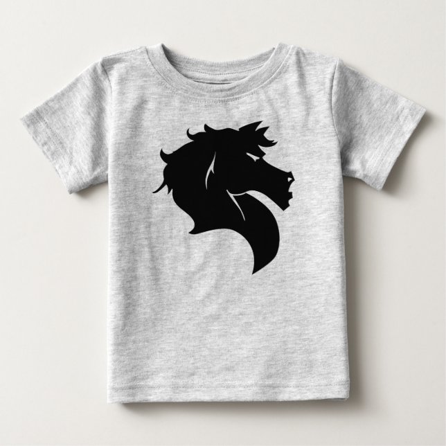 Pferd 1Z Baby T-shirt (Vorderseite)