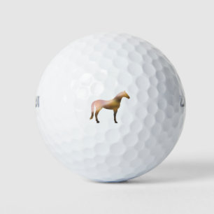 Pferd - 2 - braun golfball