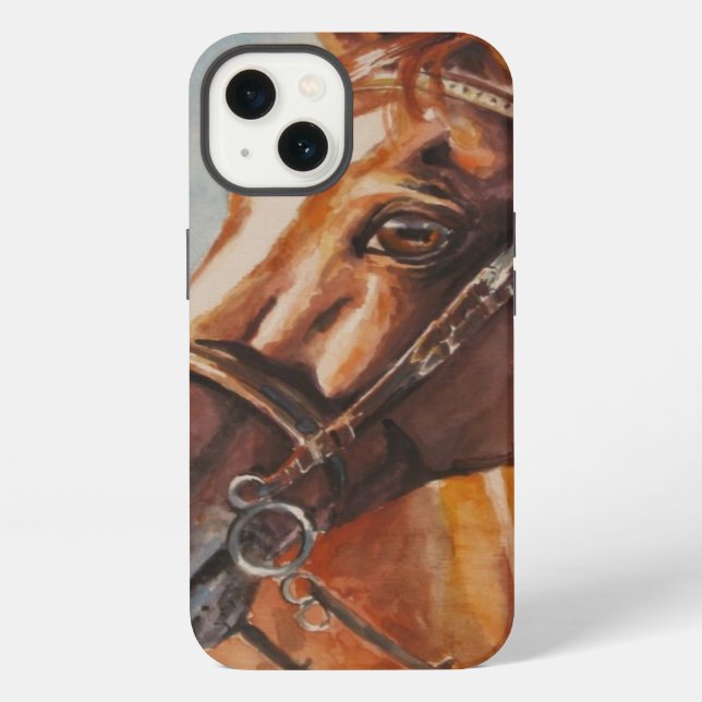 Pferd 2 iPhone hülle (Rückseite)