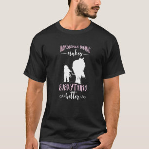 Pferd Alles besser Reiten Reitsport T-Shirt