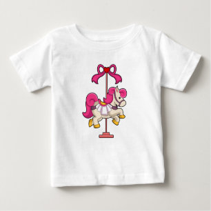 Pferd als Karussellpferd.PNG Baby T-shirt