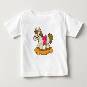 Pferd als Rockpferd.PNG Baby T-shirt