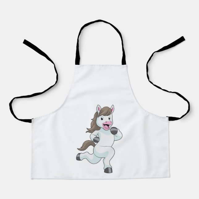 Pferd als Runner beim Laufen Schürze (Vorderseite)