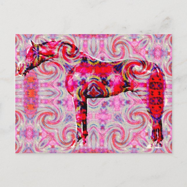 Pferd anderer Farbe Postkarte (Vorderseite)
