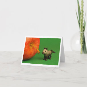 Pferd Apple Notecard Feiertagskarte