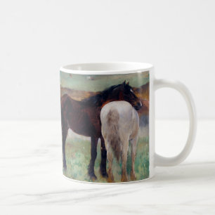 Pferd auf einer Wiese, Edgar Degas Kaffeetasse