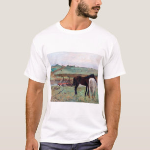 Pferd auf einer Wiese, Edgar Degas T-Shirt