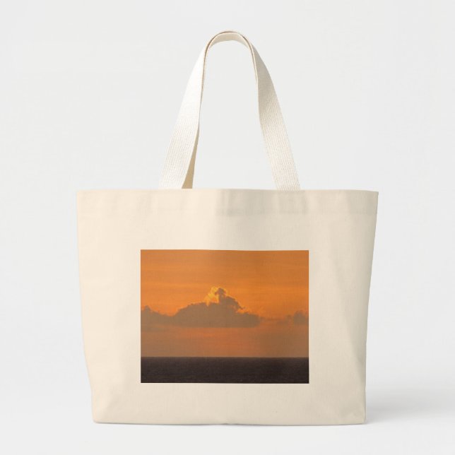 Pferd auf Feuer Jumbo Stoffbeutel (Vorne)