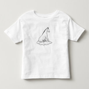 Pferd auf Wolke Kleinkind T-shirt