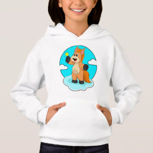 Pferd auf Wolken Hoodie