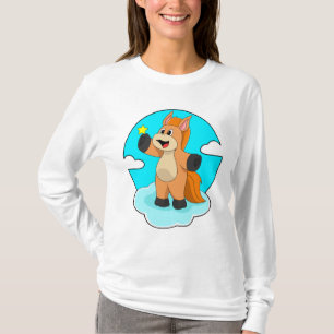 Pferd auf Wolken T-Shirt