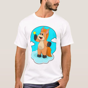 Pferd auf Wolken T-Shirt