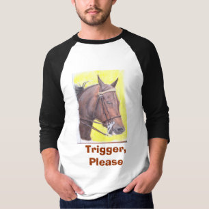 Pferd, Auslöser, bitte T-Shirt