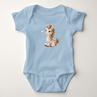Pferd Baby Bodysuit – Süßes Bauernhof-Tier Baby 🐴 Strampler