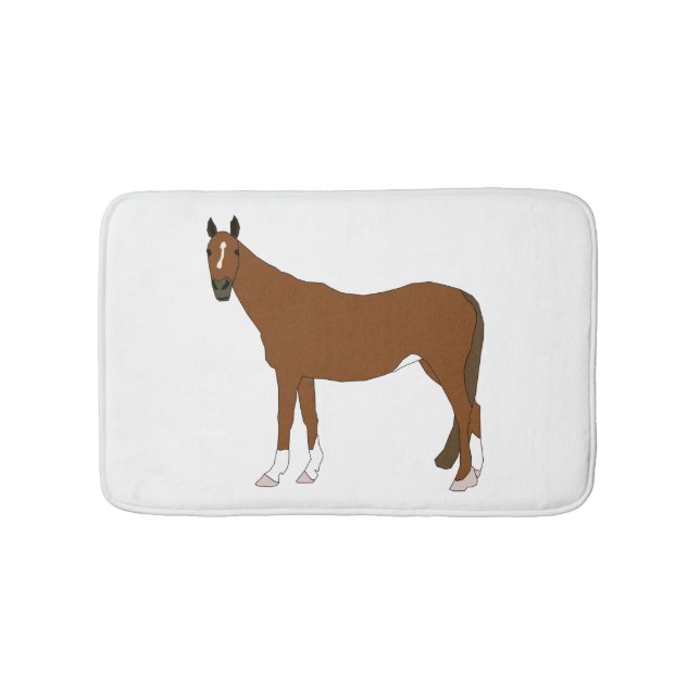 Pferd Badematte (Vorderseite)