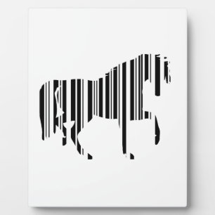 PFERD BAR CODE Zebrastreifen Barcode Design Fotoplatte