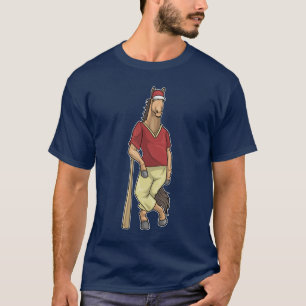 Pferd Baseball Baseballschläger T-Shirt