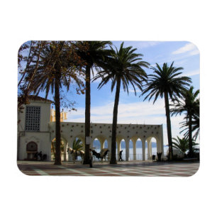 Pferd & Beförderung auf der Promenade in Nerja, Sp Magnet