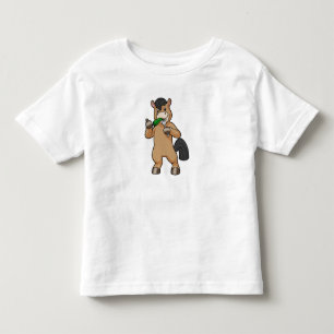Pferd beim Essen Vegan Kleinkind T-shirt