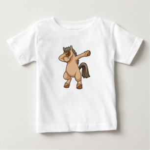Pferd beim Hip-Hop-Tanz Dab Baby T-shirt