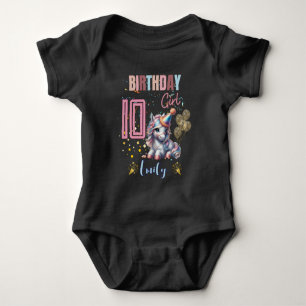 Pferd Birthday Girl Reittier Party Design Baby Strampler