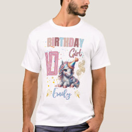 Pferd Birthday Girl Reittier Party Design T-Shirt