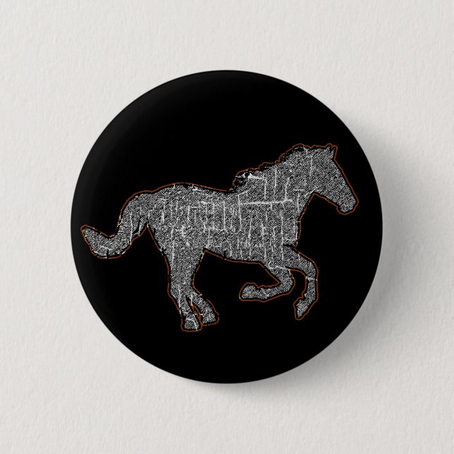 Pferd Button (Vorderseite)