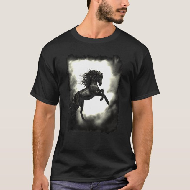Pferd, das mit Mist aufwächst T-Shirt (Vorderseite)