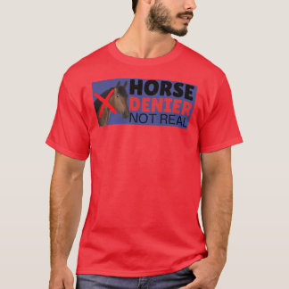 Pferd DENIERhey sind nicht echt retro T-Shirt